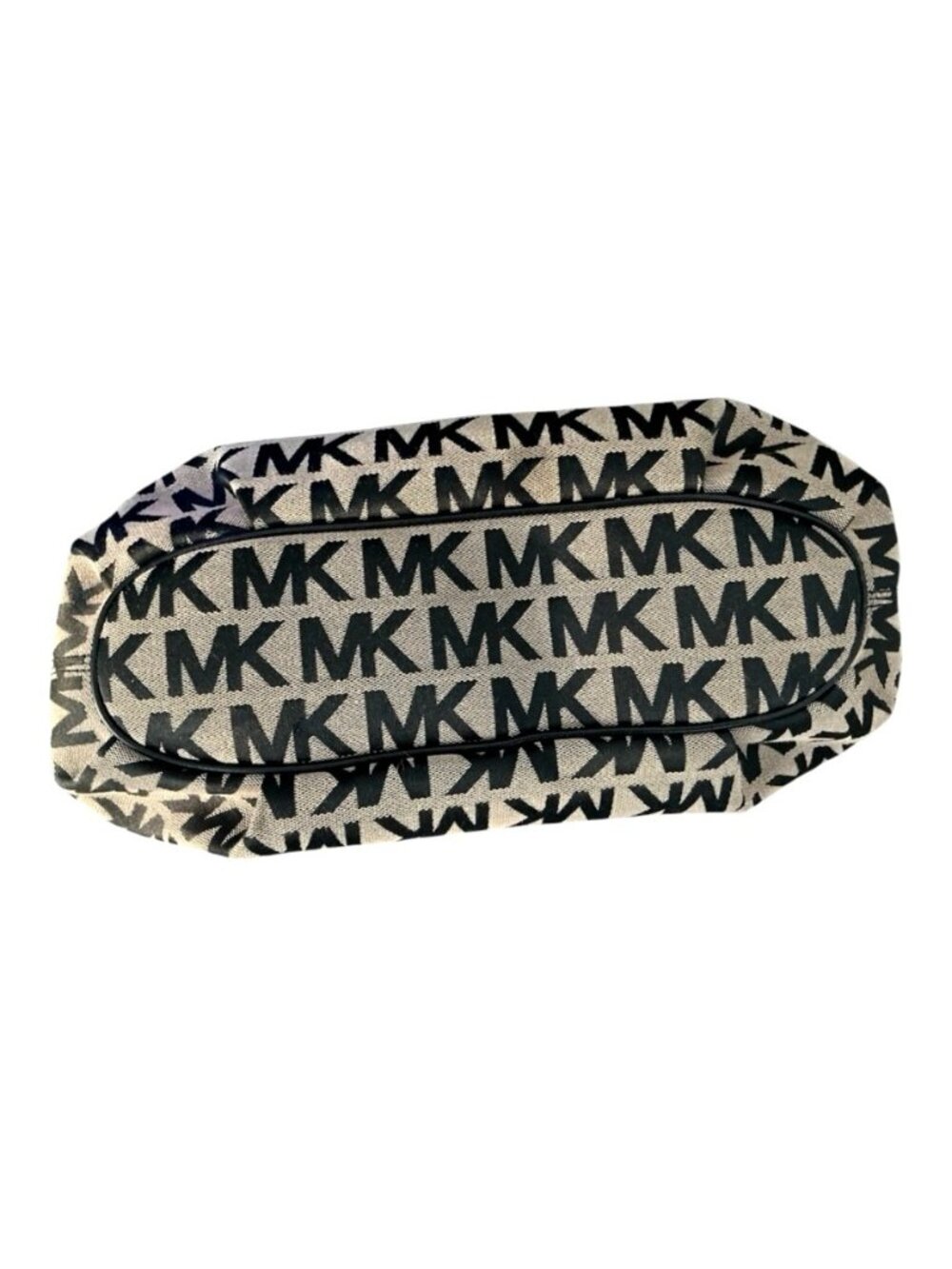 Michael Kors East/West Black Signature Canvas Ring Tote Handbag‎ - Picture 3 of 7